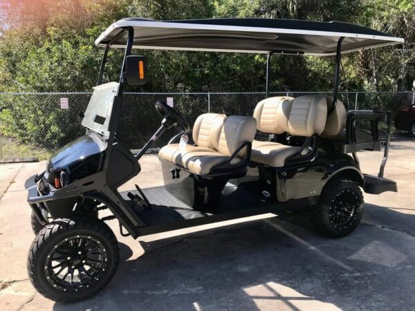 Lifted Black 2025 E-Z-Go Express 6 Gas  - Image 4