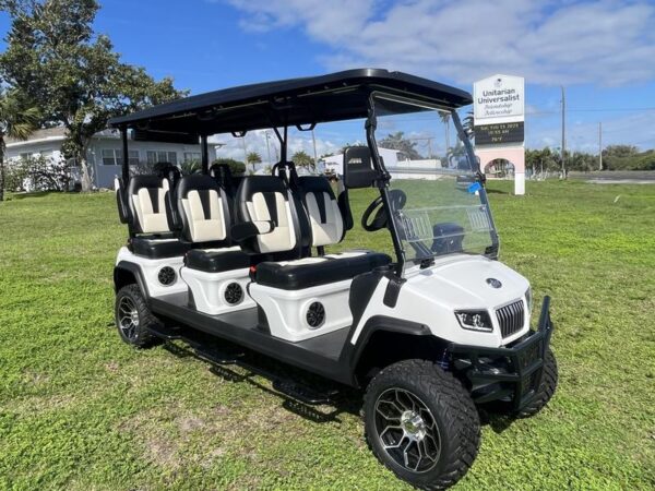 White 2025 Evolution Electric Vehicles D5-Maverick 6 Plus.