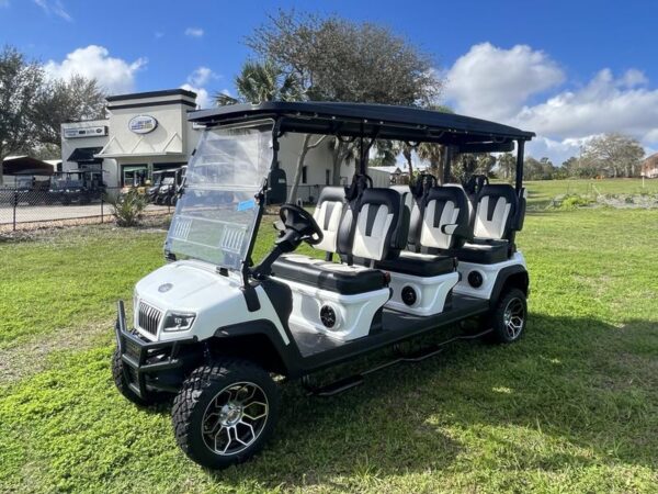 White 2025 Evolution Electric Vehicles D5-Maverick 6 Plus. - Image 9