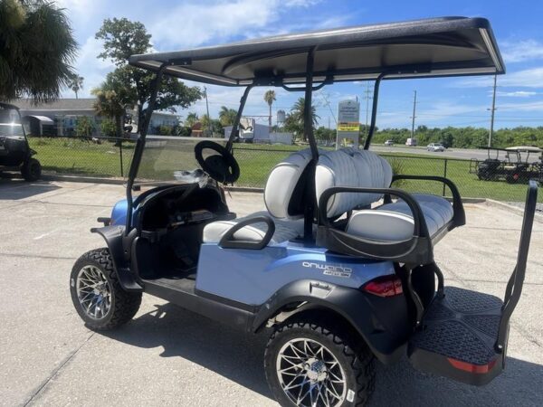 Metallic Ice Blue 2025 Club Car® Onward® Lifted 4 Passenger HP Lithium - Image 3