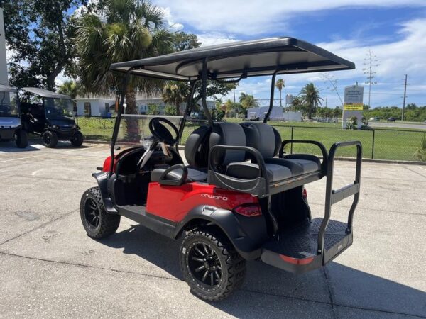 Rally Red 2025 Club Car® Onward® Lifted 4 Passenger Gas.. - Image 4