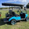 Sky Blue 2025 Evolution Electric Vehicles Classic 4 Plus. - Image 4