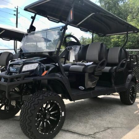 Black 2025 Club Car® Onward® Lifted 6 Passenger Gas