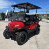 Rally Red 2025 Club Car® Onward® Lifted 4 Passenger Gas..