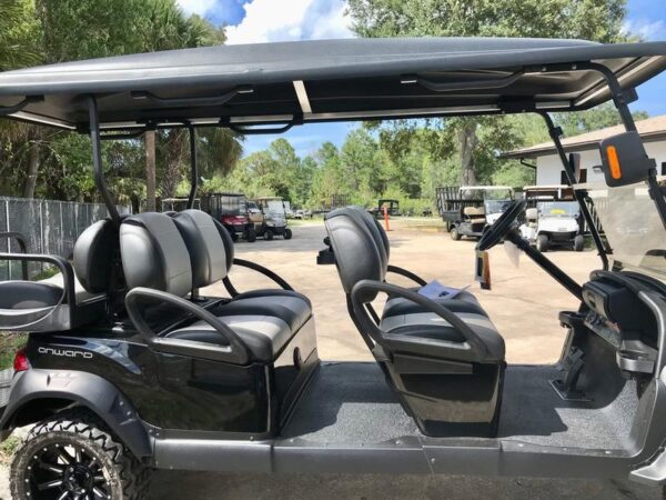 Black 2025 Club Car® Onward® Lifted 6 Passenger Gas - Image 9