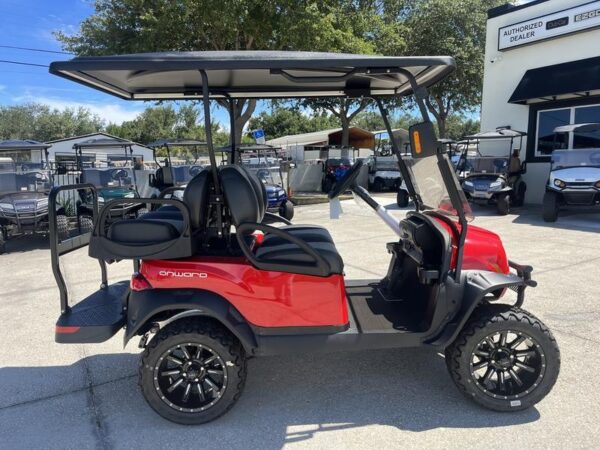 Rally Red 2025 Club Car® Onward® Lifted 4 Passenger Gas.. - Image 7