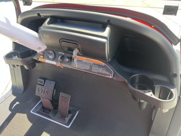 Rally Red 2025 Club Car® Onward® Lifted 4 Passenger Gas.. - Image 3