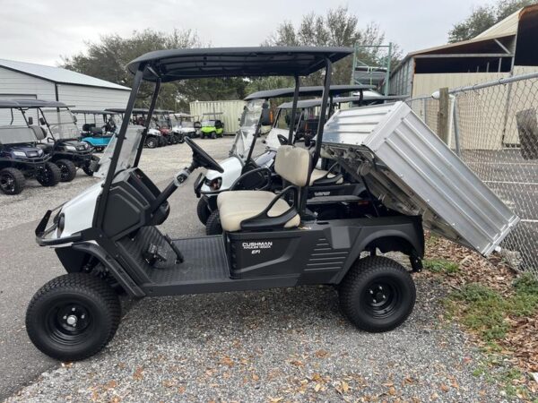Bright White 2025 Cushman® Hauler 1200X Gas. - Image 4