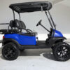 Blue Lifted Club Car Precedent Golf Cart Off Road - Image 4