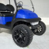 Blue Lifted Club Car Precedent Golf Cart Off Road - Image 3