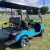 Sky Blue 2025 Evolution Electric Vehicles Classic 4 Plus. - Image 3