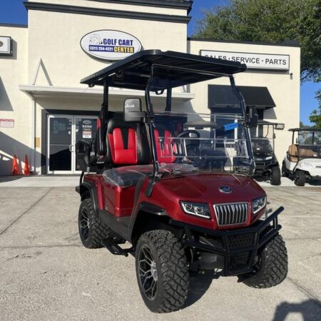 Red Sapphire 2025 Evolution Electric Vehicles D5 Maverick 2+2 Plus.