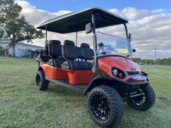 Solar Flare  2025 E-Z-Go Express 6 ELiTE Lithium Lifted