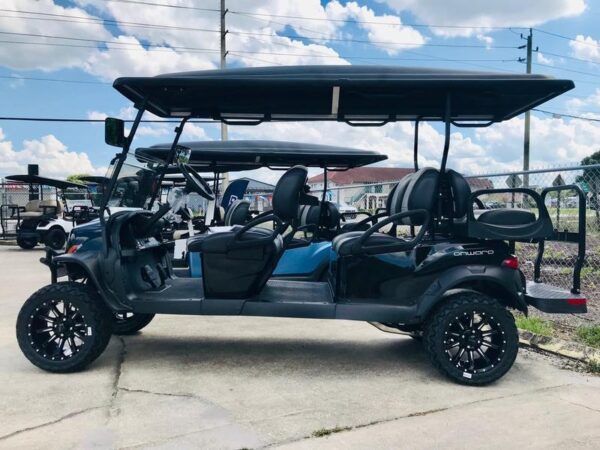 Black 2025 Club Car® Onward® Lifted 6 Passenger Gas - Image 7