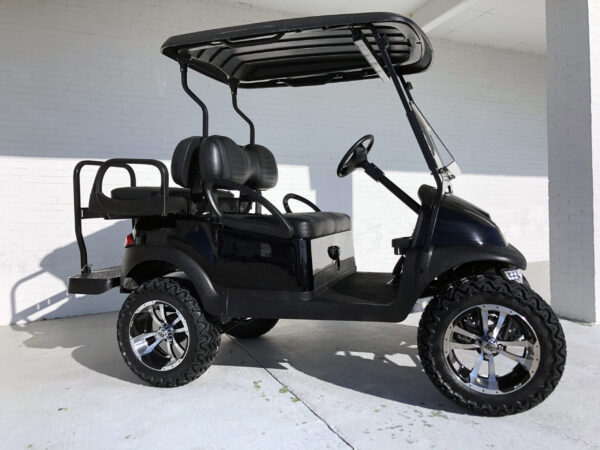 Black Lifted Club Car Precedent MAX 6 Rear Seat - Image 8