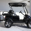 Black Lifted Club Car Precedent MAX 6 Rear Seat - Image 7