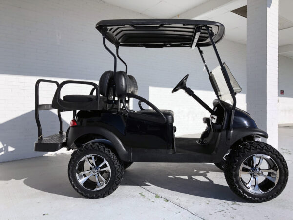 Black Lifted Club Car Precedent MAX 6 Rear Seat - Image 7