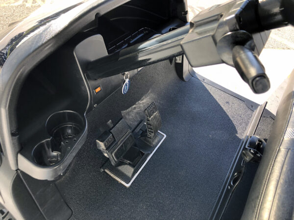 Black Lifted Club Car Precedent MAX 6 Rear Seat - Image 2