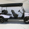 White Alpha Lifted 6 Passenger Limo Club Car Golf Cart - Image 6