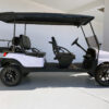 White Alpha Lifted 6 Passenger Limo Club Car Golf Cart - Image 5