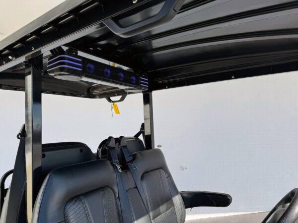 Sky Blue Evolution D5 Maverick 2+2 Plus Golf Cart - Image 2