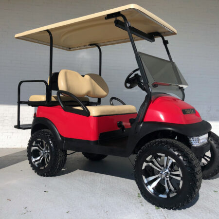 Red Long Top Lifted Club Car Precedent