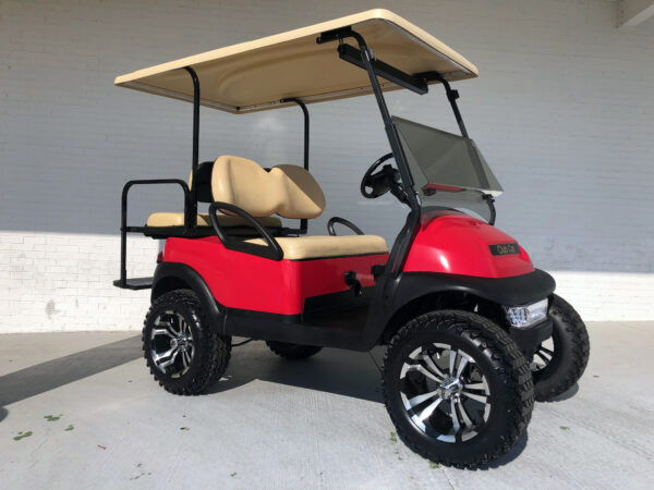 Red Long Top Lifted Club Car Precedent