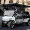 White Evolution Carrier 6 Limo Golf Cart - Image 6