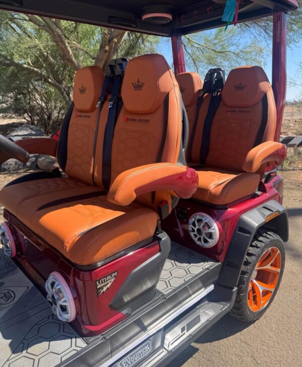 2025 D-MAX XT4 Evolution Golf Cart 4 passenger golf cart. - Image 4