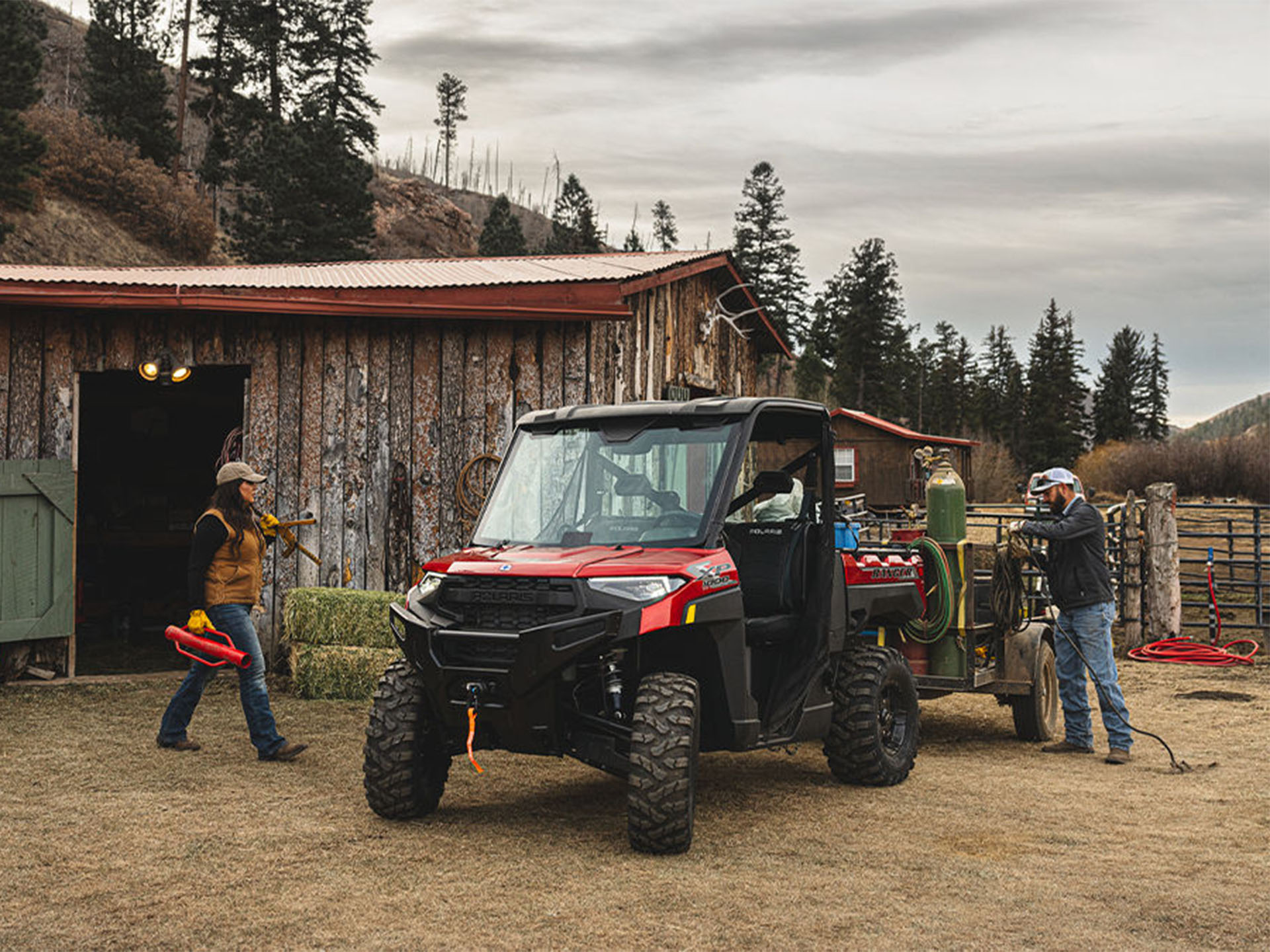 2026 Polaris RANGER XP 1000 Premium Sunset Red UTV - Image 11